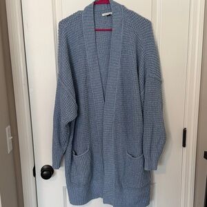 Cozy Blue American Eagle Cardigan